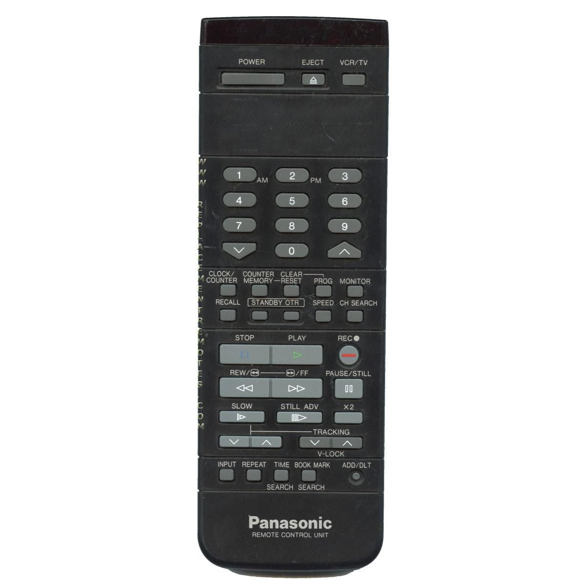 Panasonic VSQS1051 VCR Remote Control