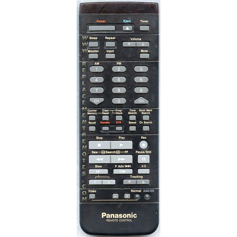 Panasonic VSQS1107 TV/VCR Remote Control