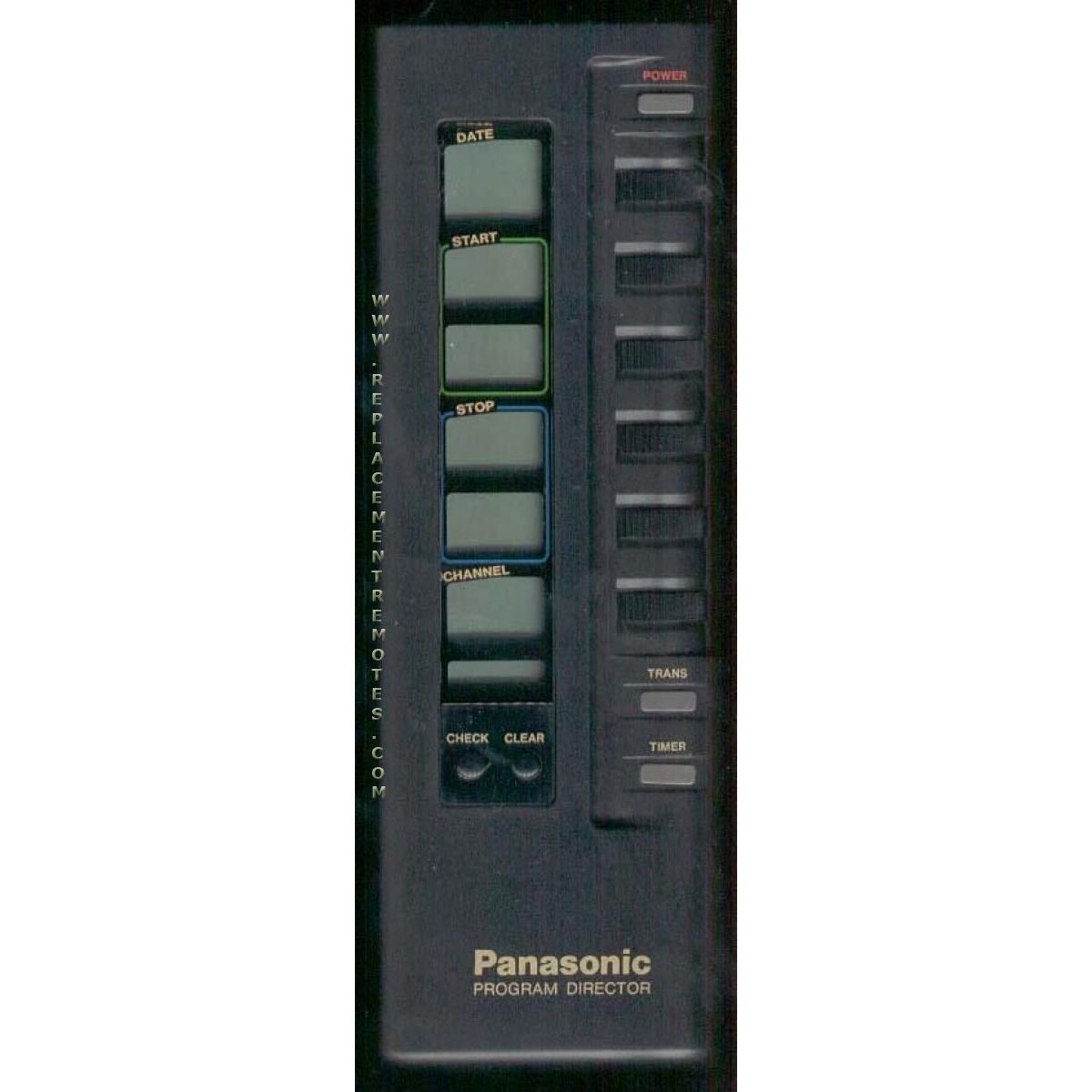 Panasonic VSQS1110 VCR Remote Control