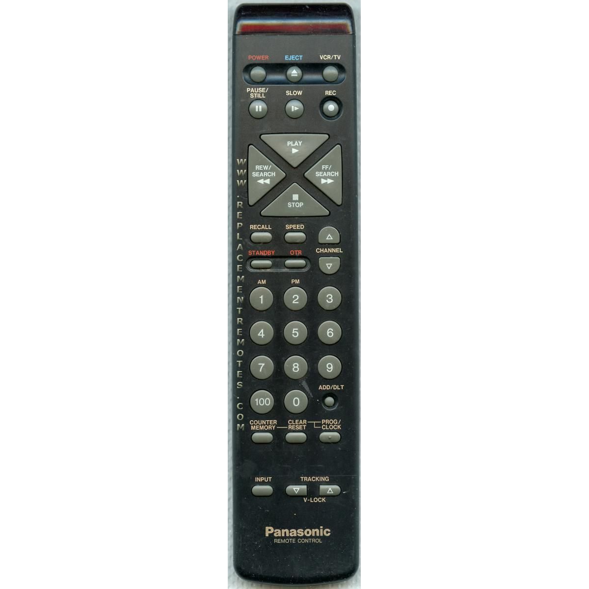 Control remoto para videograbadora Panasonic VSQS1141