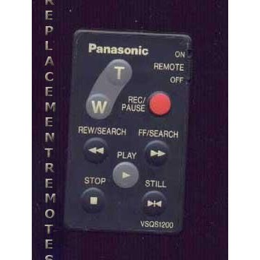 Control remoto para cámara de video Panasonic VSQS1200