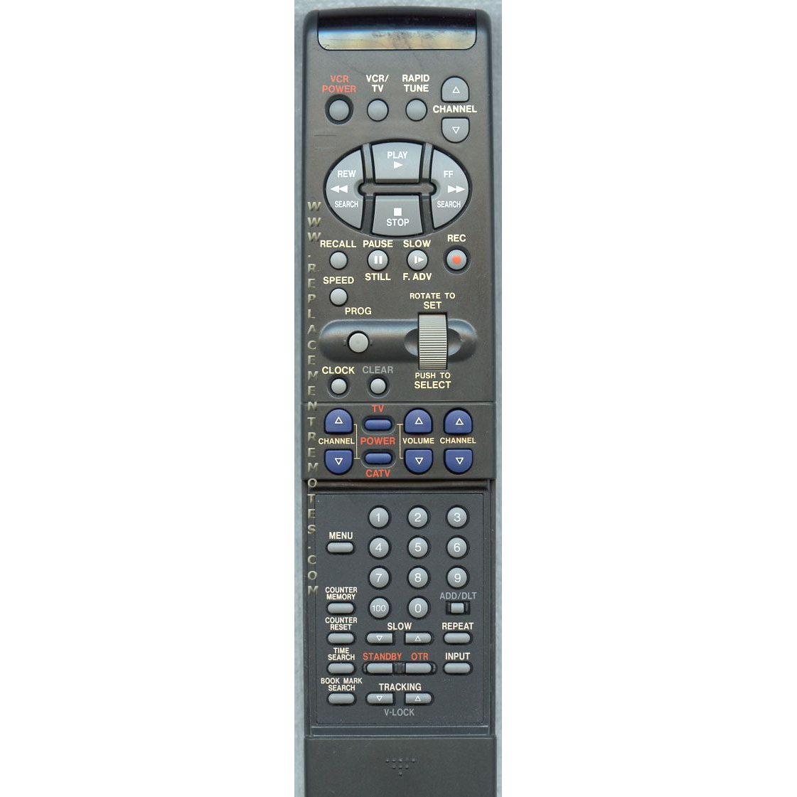 Panasonic VSQS1250 VCR Remote Control