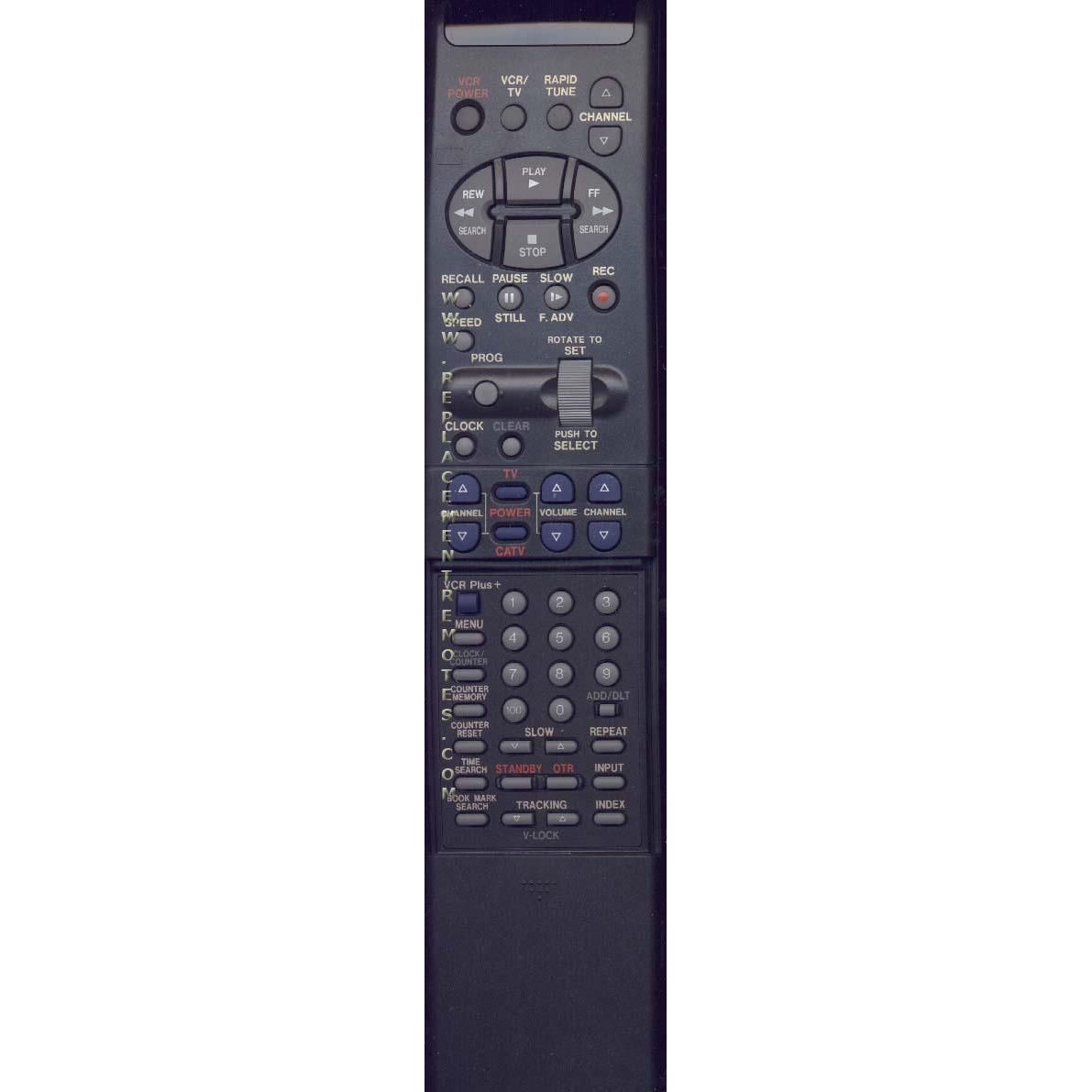 Panasonic VSQS1253 VCR Remote Control