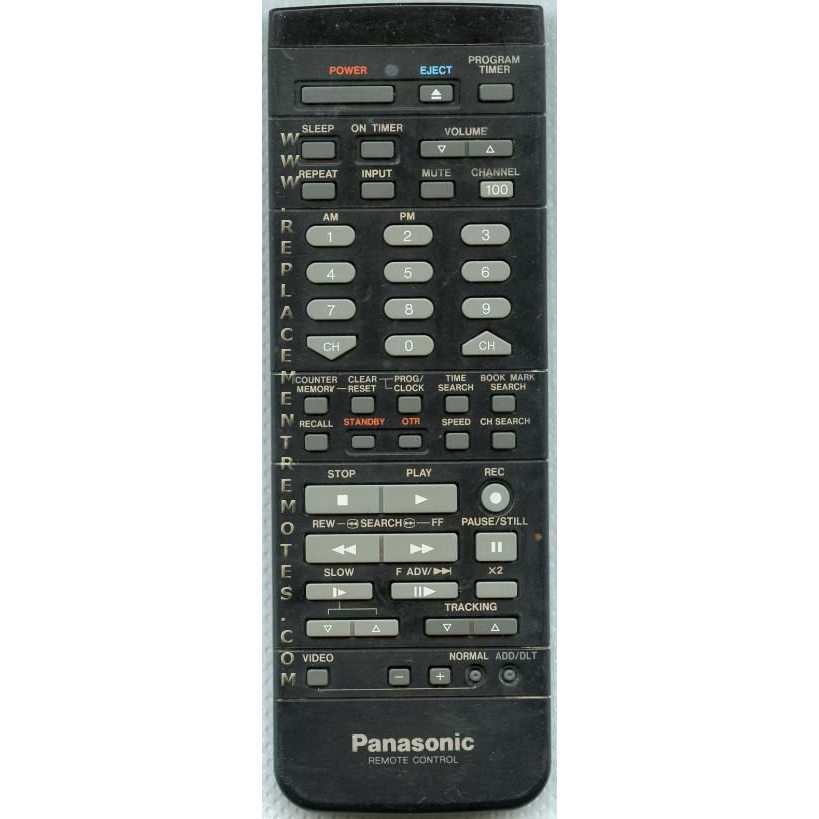 Panasonic VSQS1292 TV/VCR Remote Control
