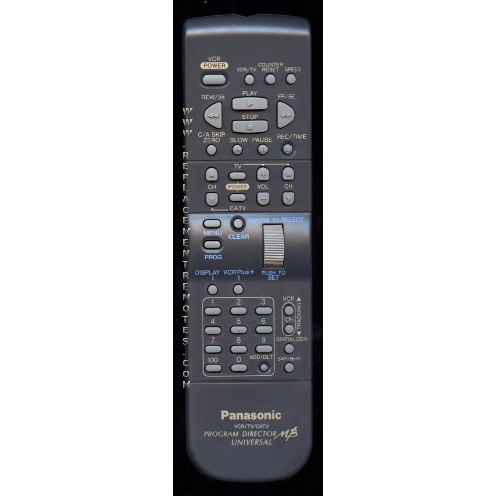 Panasonic VSQS1452 VCR Remote Control