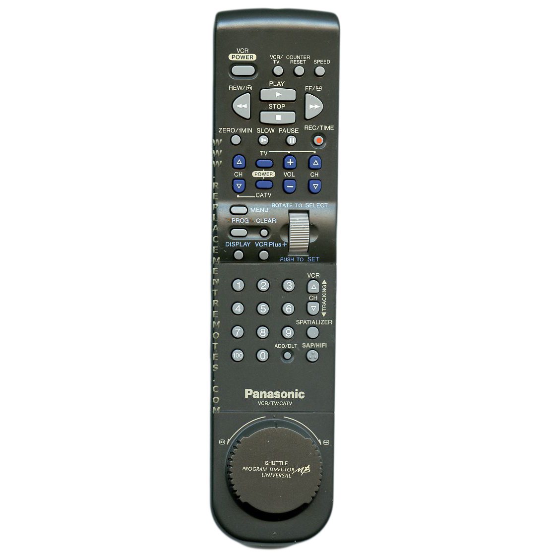 Panasonic VSQS1465 VCR Remote Control