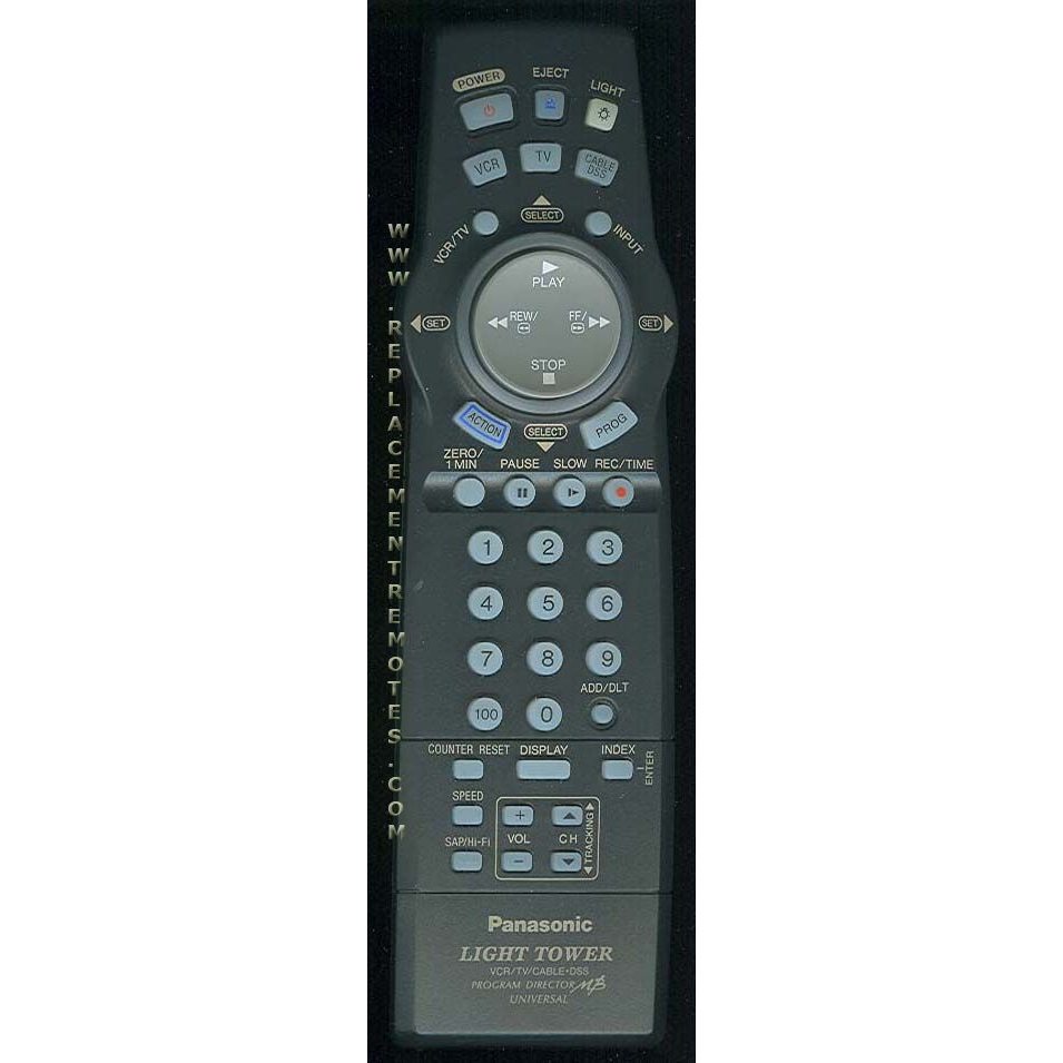 Panasonic VSQS1578 VCR Remote Control