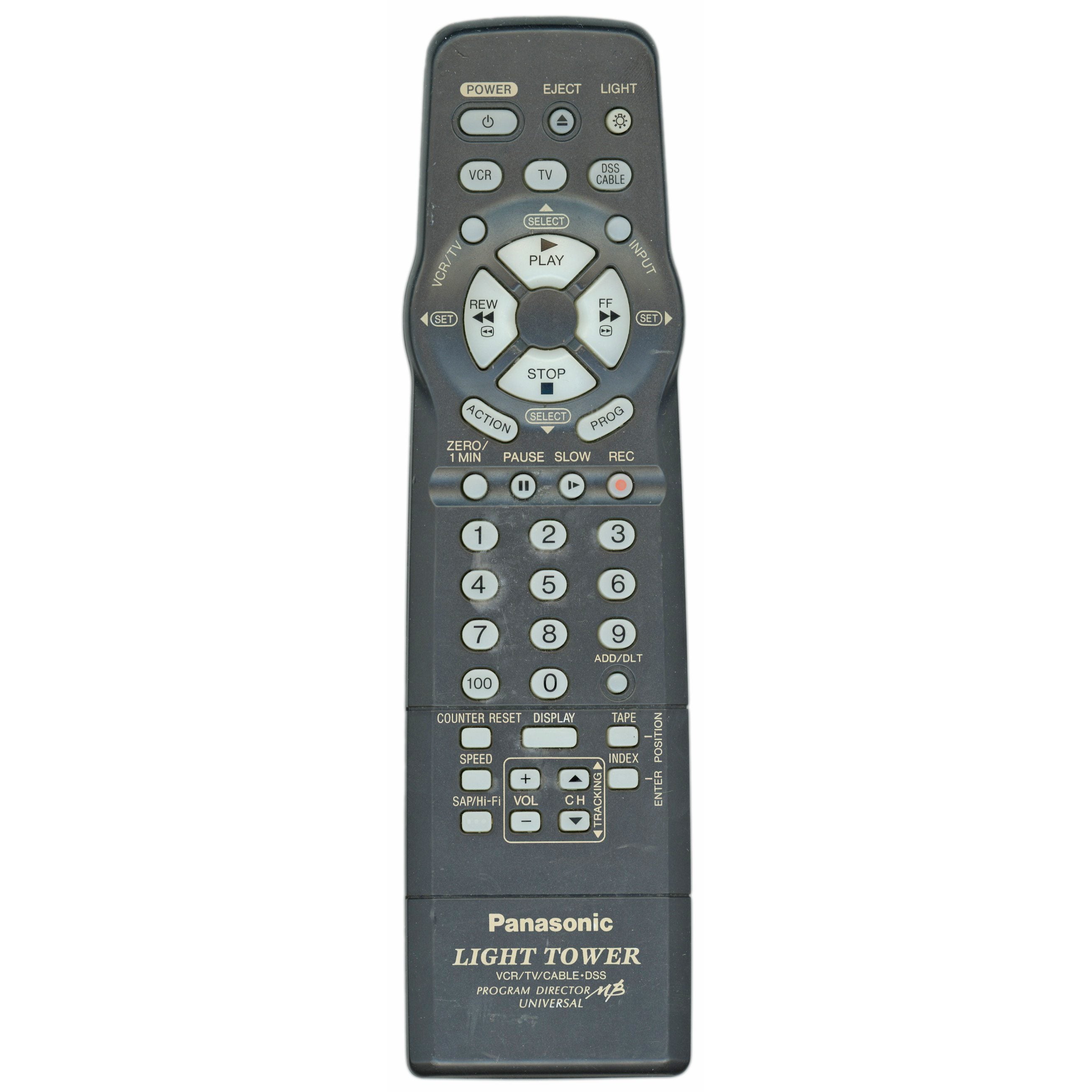 Panasonic VSQS1596 VCR Remote Control