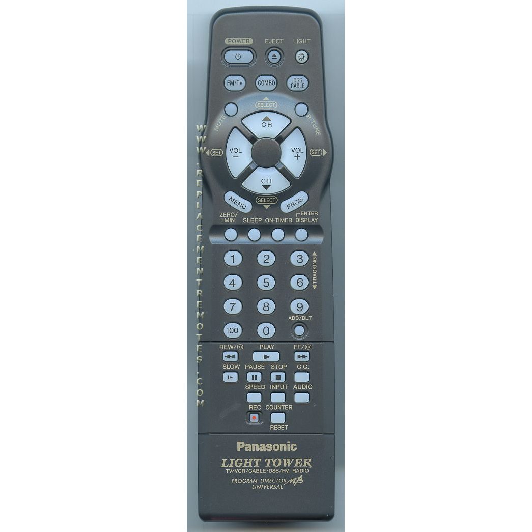 Panasonic VSQS1608 TV/VCR Remote Control