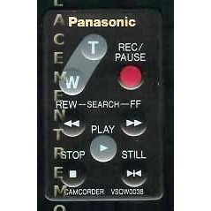 Télécommande pour caméra vidéo Panasonic VSQW0038