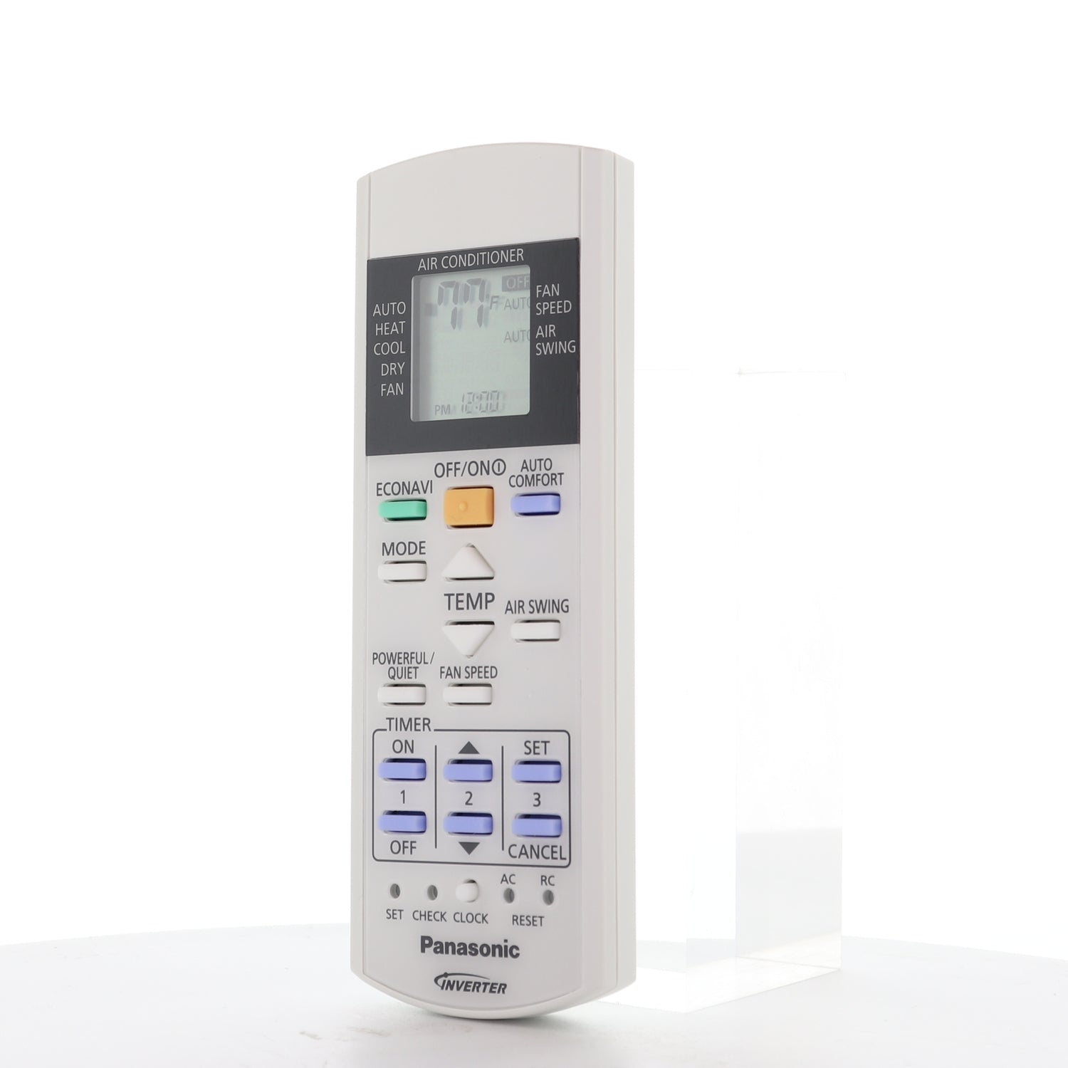 Panasonic CWA75C4567 Indoor Mini Split Ductless Air Conditioner Remote Control with LCD Screen | Thermostatic - CWA75C4567