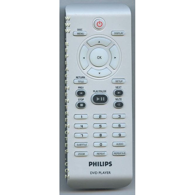 Control remoto de DVD Philips 314107936321