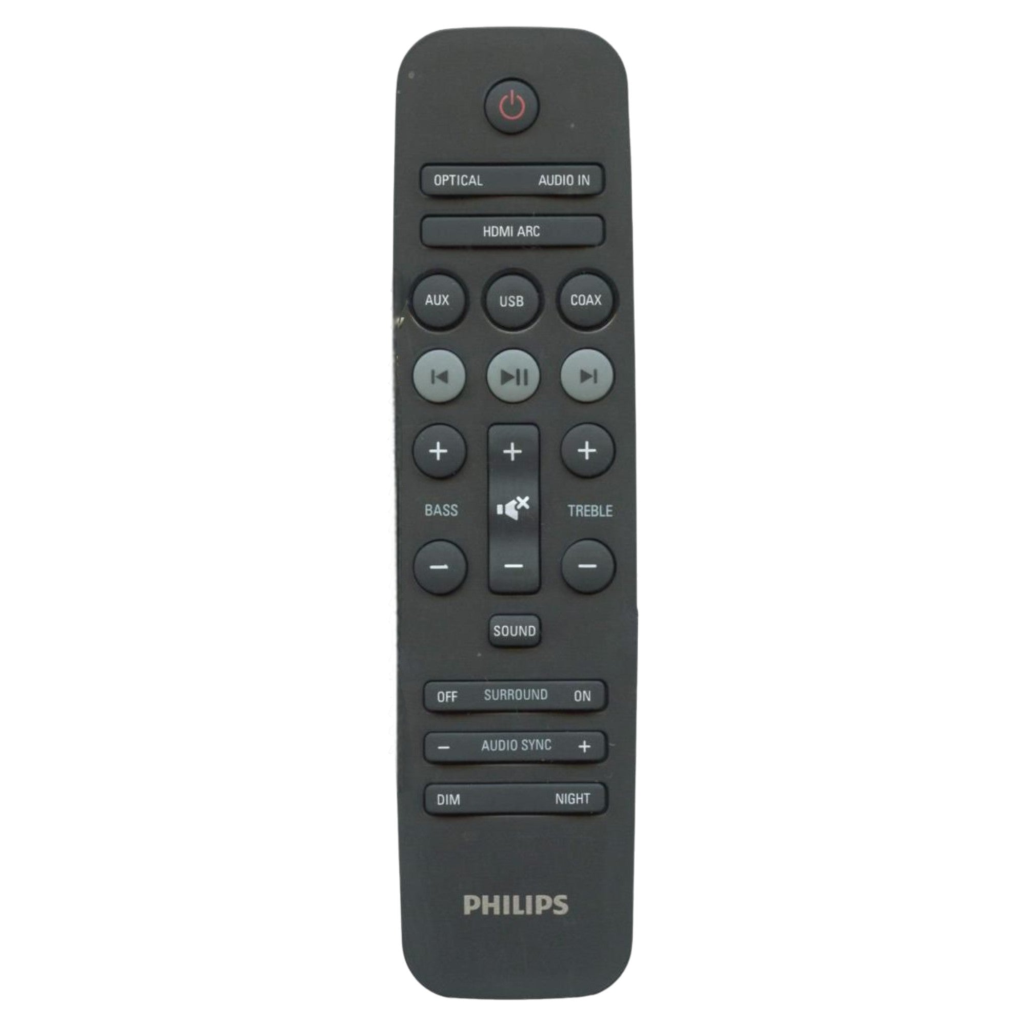 Télécommande pour barre de son Philips 996580000772 - HTL2153B/F7, HTL2163B/F7