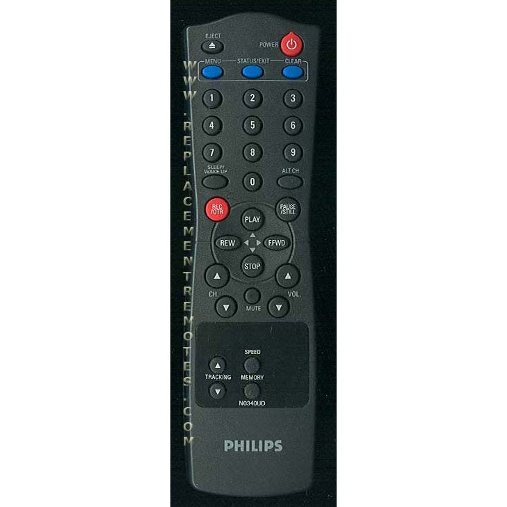 Philips N0340UD TV/VCR Remote Control