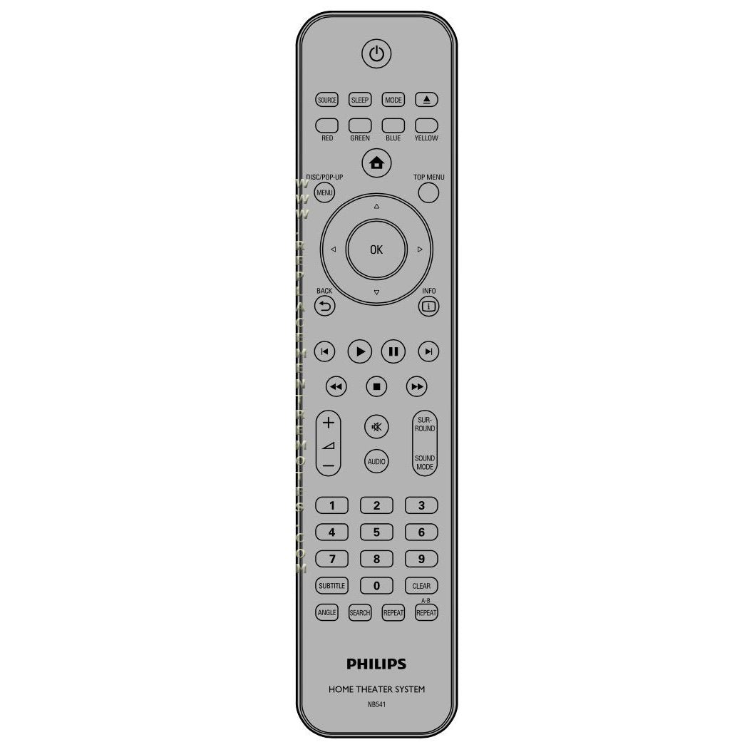 Control remoto para cine en casa Philips NB541UD