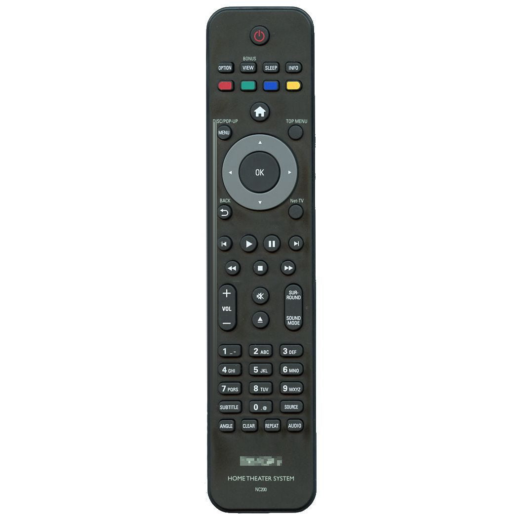 Philips NC200UD Home Theater and DVD System Remote Control