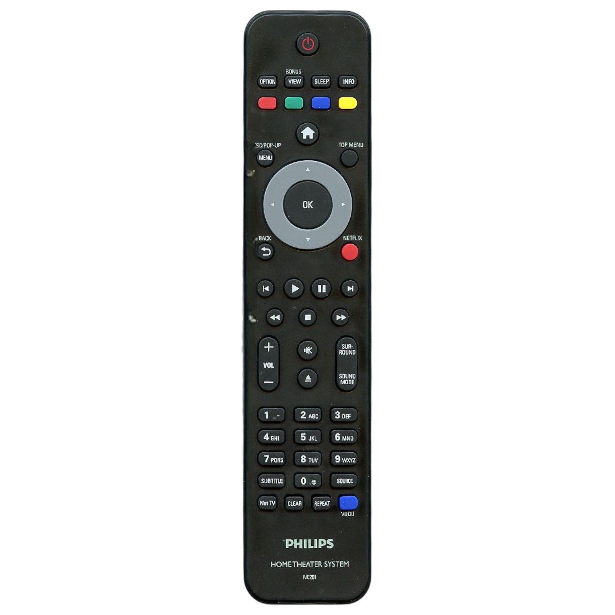 Télécommande pour home cinéma Philips NC201UD