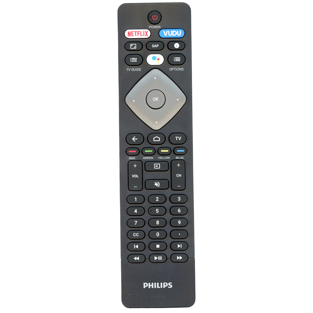 Android Navigation Remote Philips NH800UP Android TV Remote Control | Google Assistant | Netflix