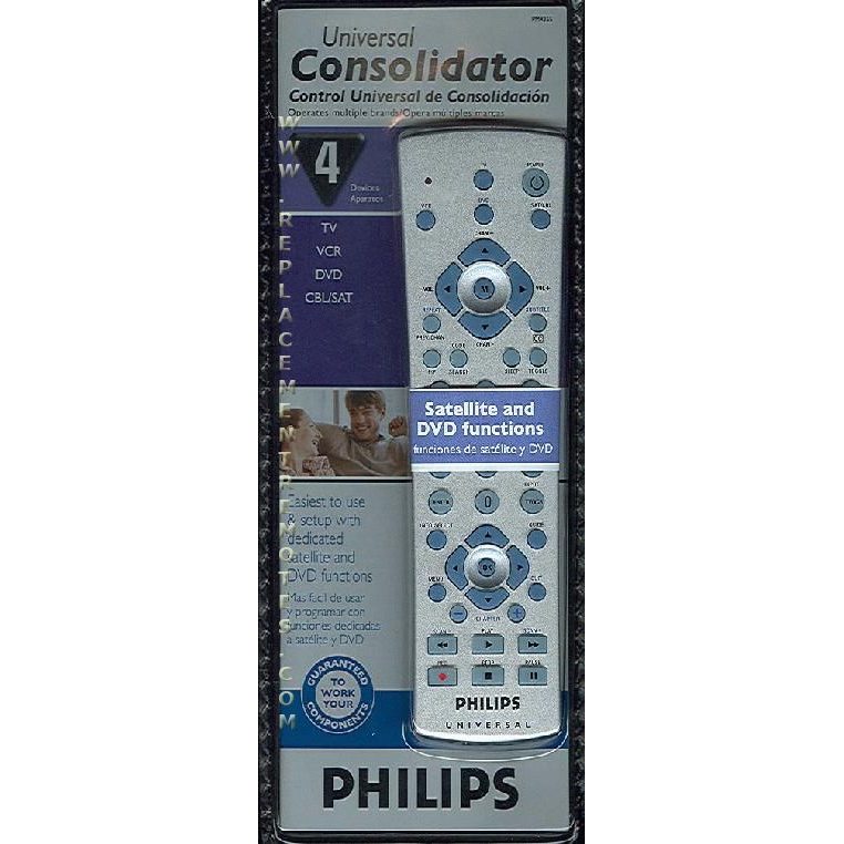 Control remoto universal Philips PM4355 para 4 dispositivos