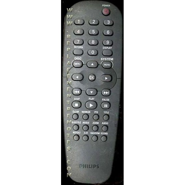 Philips RC19137002/01 DVD Remote Control