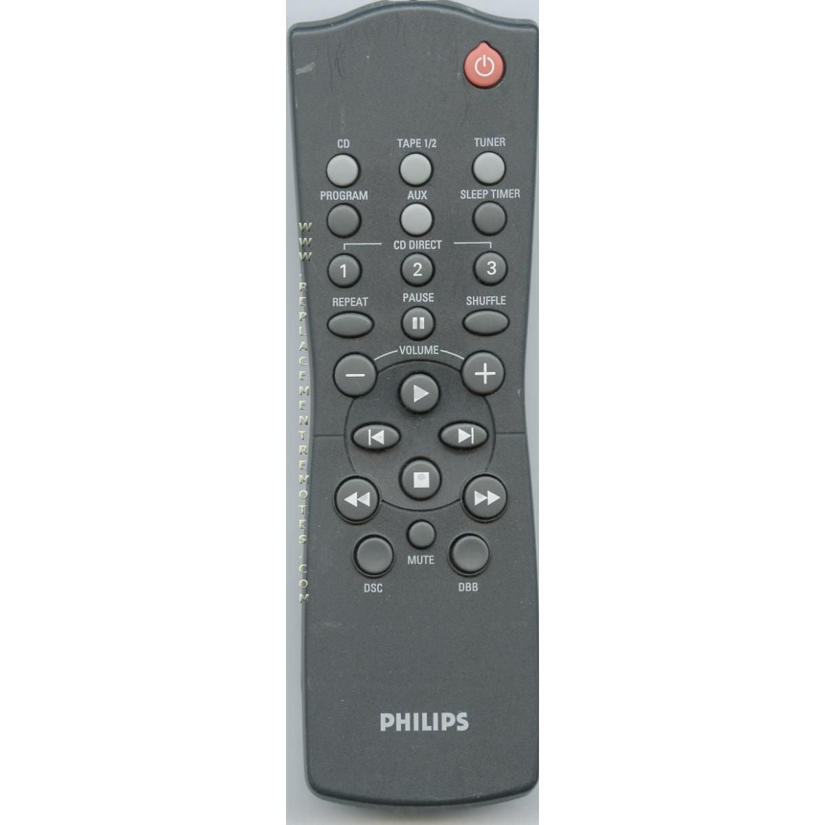 Control remoto de audio Philips RC282427/01