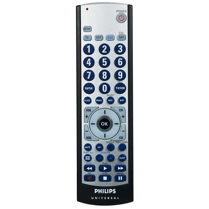 Control remoto universal Philips SRU3004/27 para 4 dispositivos 