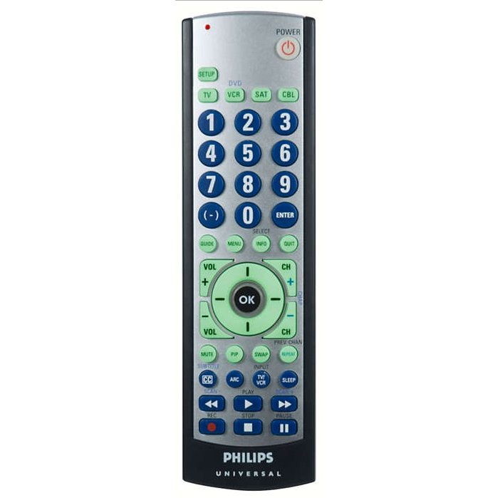 Control remoto universal Philips SRU3004WM/17 para 4 dispositivos 