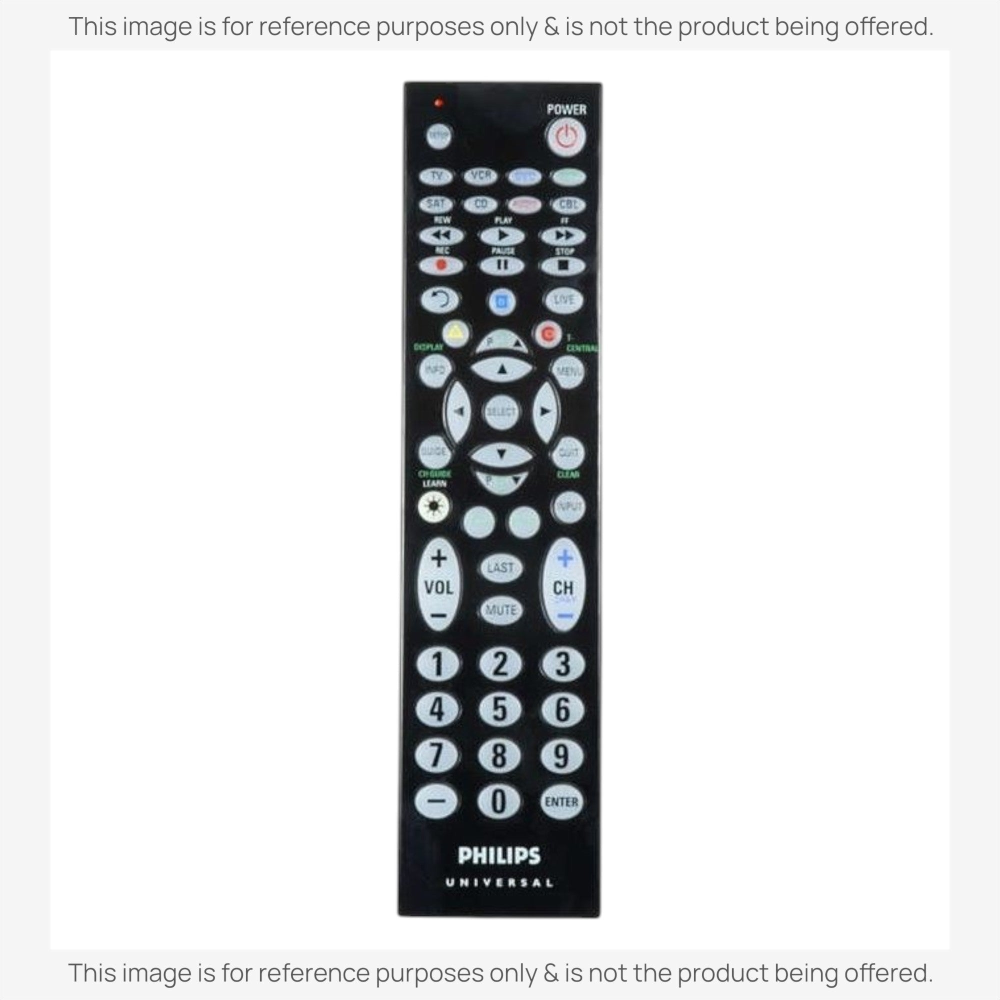 Télécommande universelle avancée de remplacement pour Philips SRU4208WM/17 [RRU401]