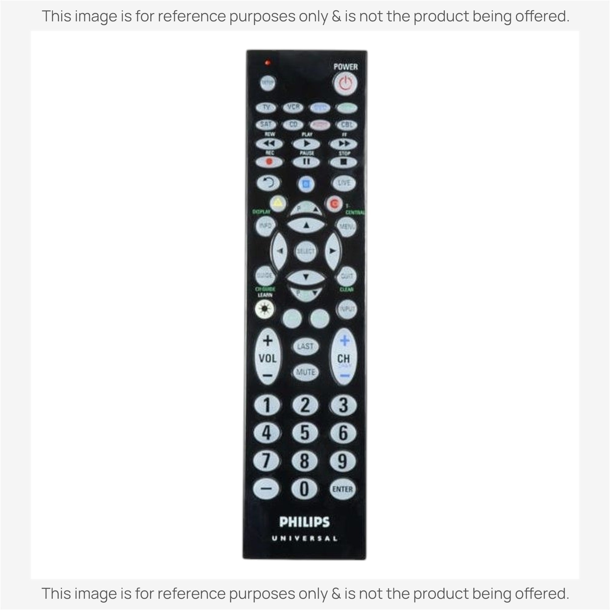 Anderic Substitute for Philips SRU4208WM/17 Advanced Universal Remote Control [RRU401]