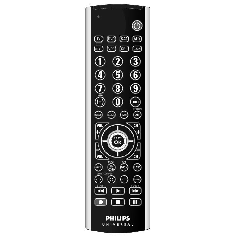 Control remoto universal avanzado Philips SRU6061/17