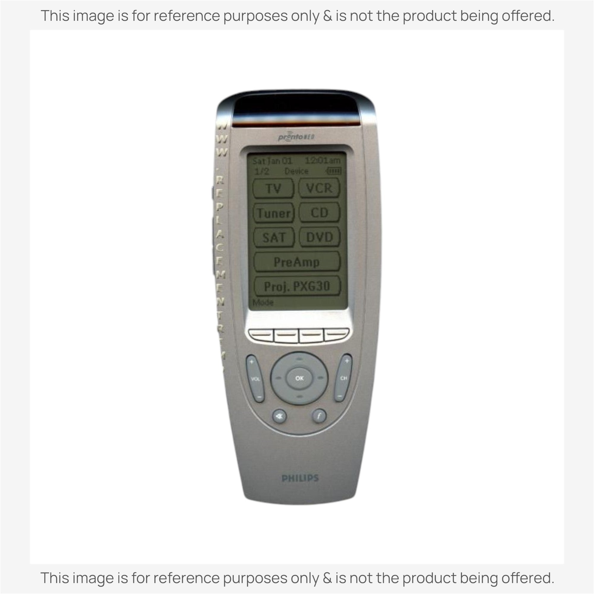 Substitute for Philips TSU500/01 Advanced Universal Remote Control [RRU401]