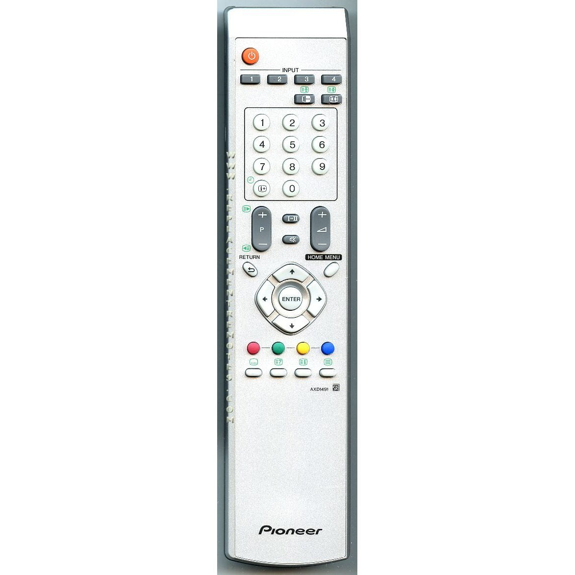 Pioneer AXD1491 Plasma Display System TV Remote Control - AXD1491