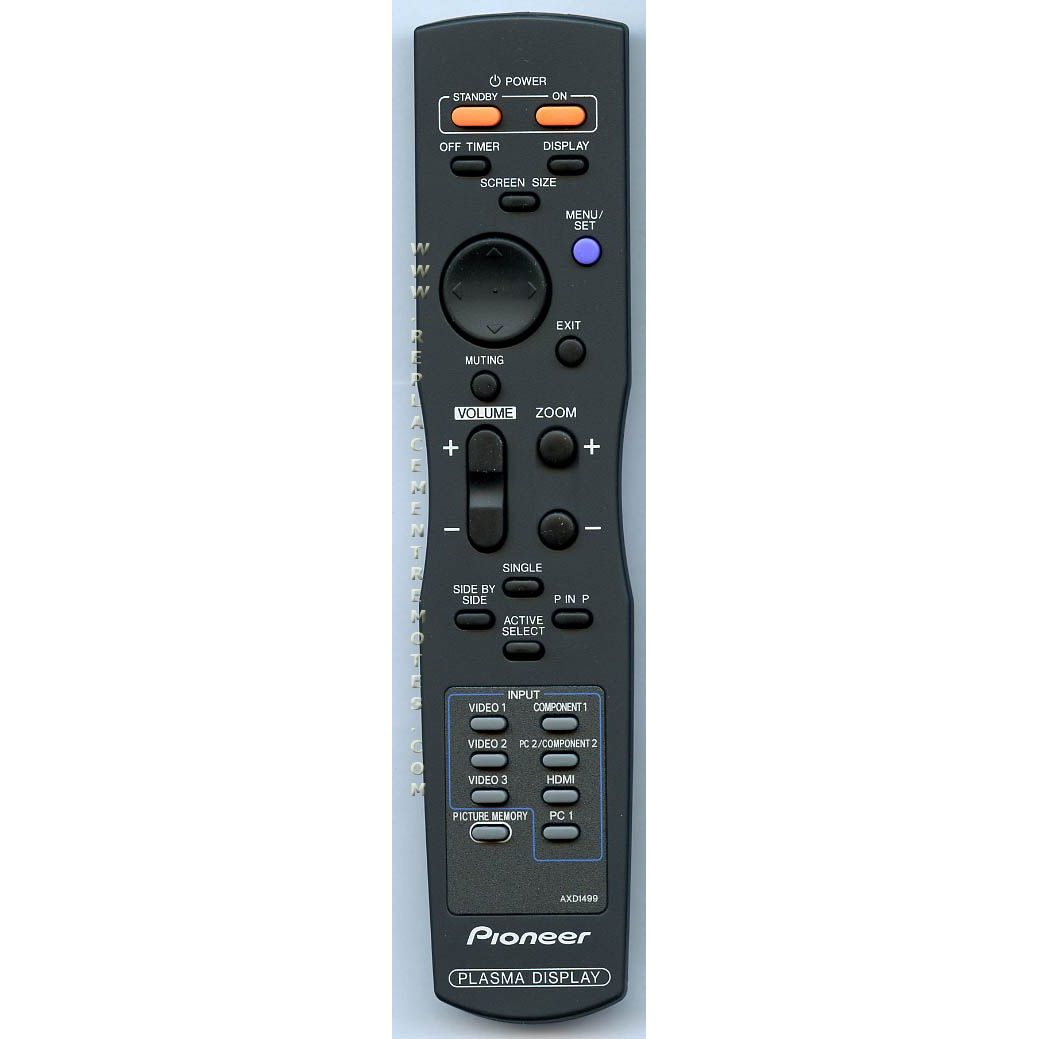Télécommande pour téléviseur Pioneer AXD1499
