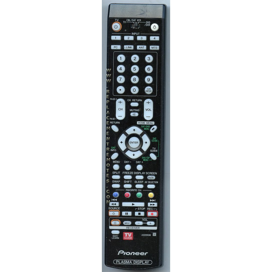 Control remoto de audio Pioneer AXD1508