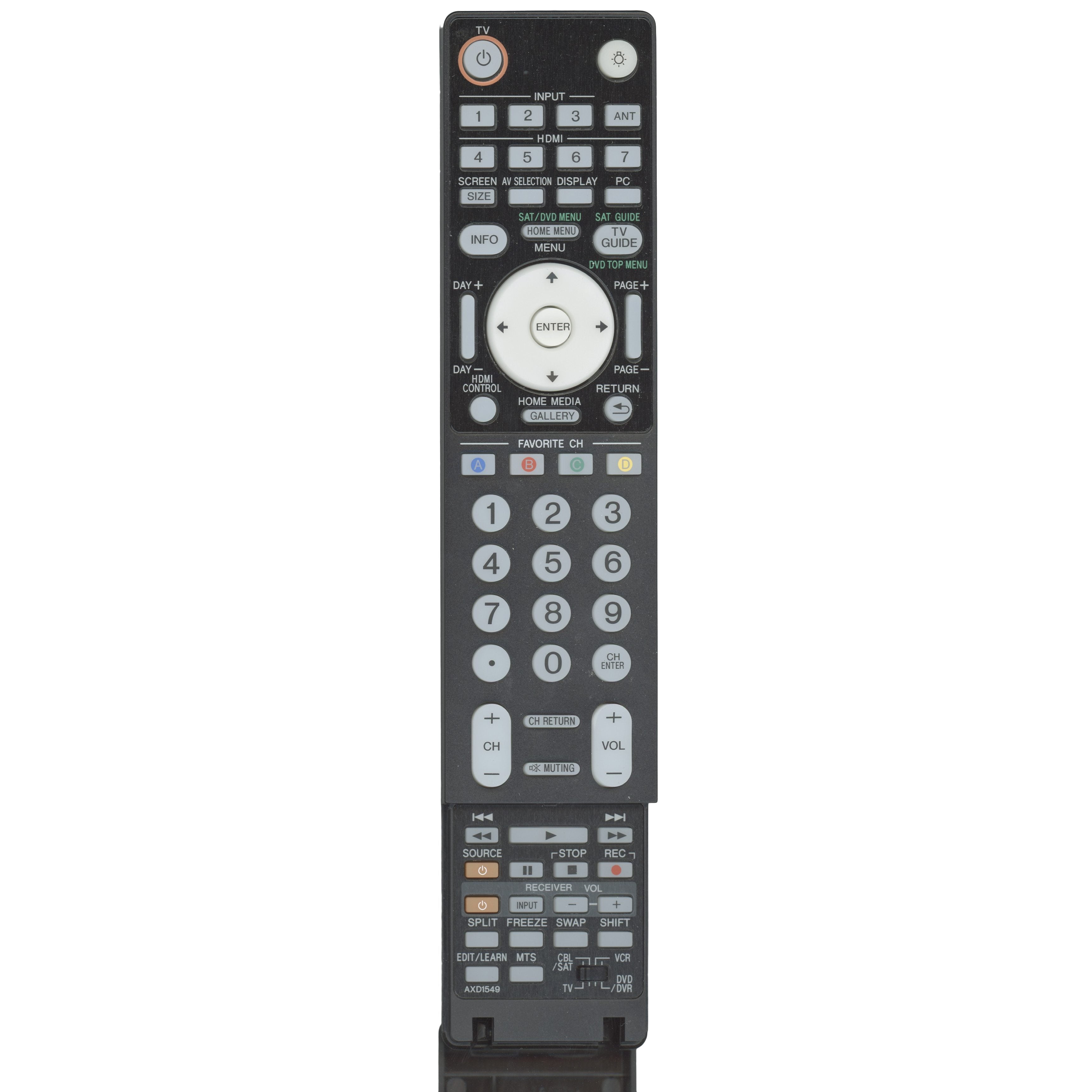 Pioneer AXD1549 TV Remote Control