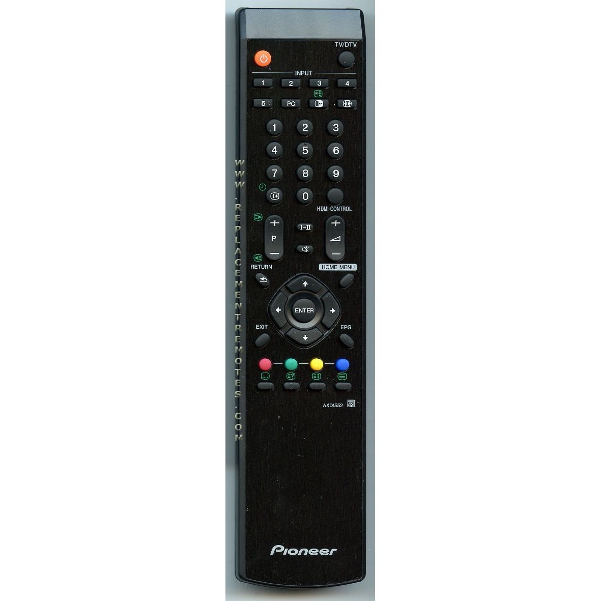 Télécommande audio Pioneer AXD1552