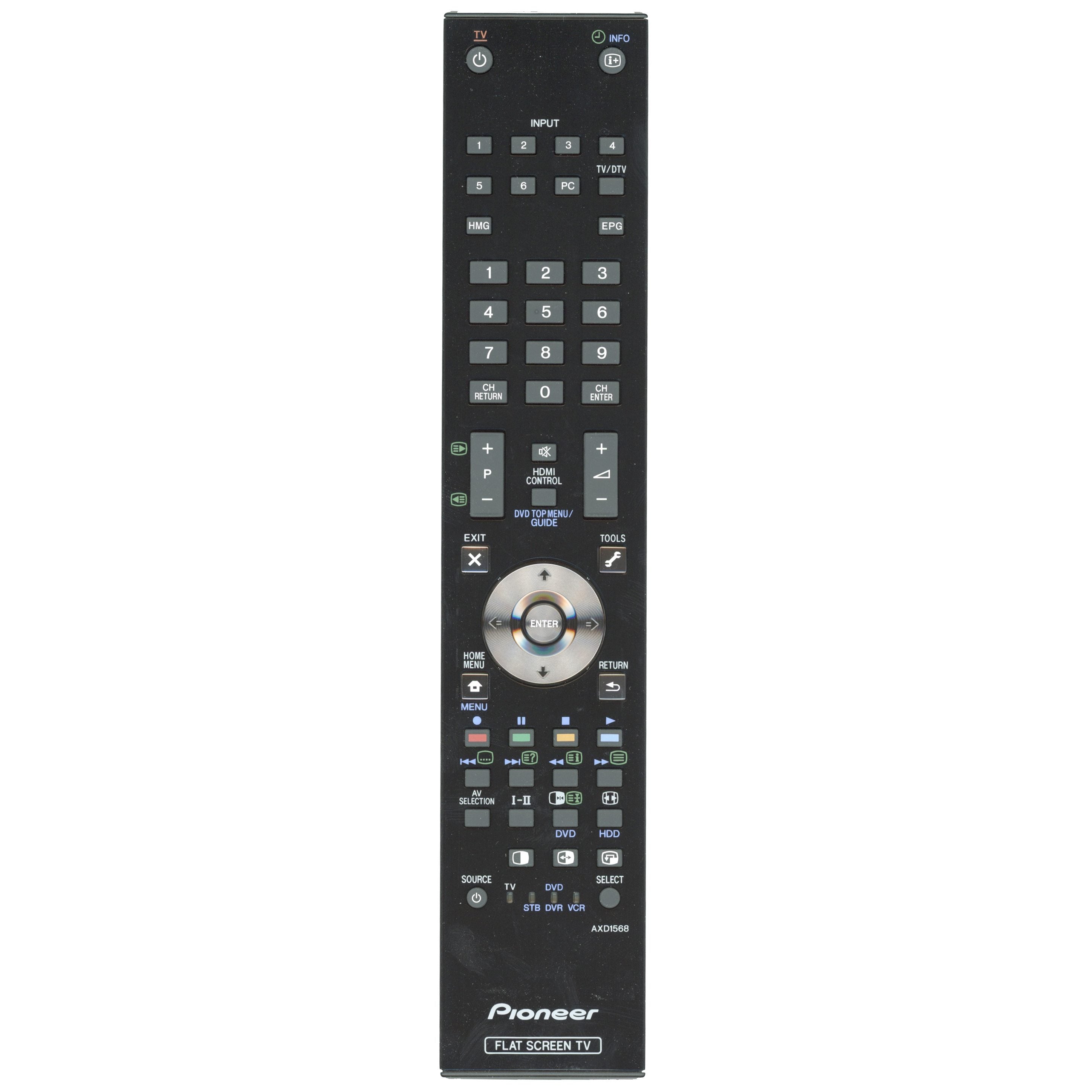 Pioneer AXD1568 TV Remote Control - AXD1568