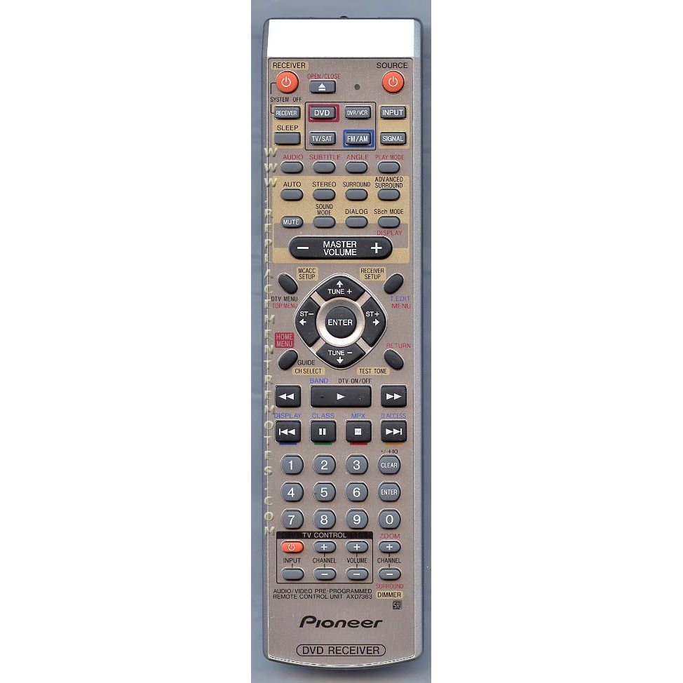 Control remoto del receptor Pioneer AXD7363