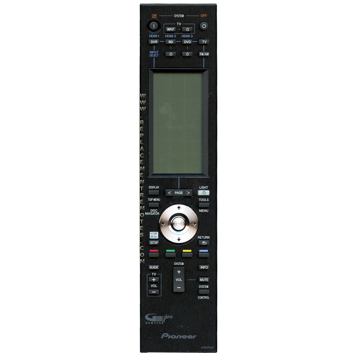Télécommande audio Pioneer AXD7538