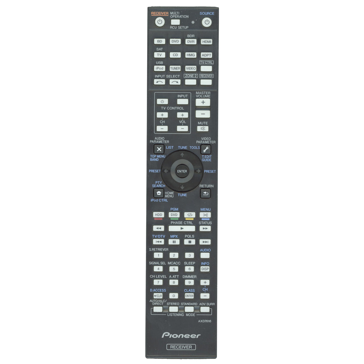Télécommande D'origine Pioneer AXD7618 Pour Ampli/récepteur - Occasion, Garantie 6 Mois