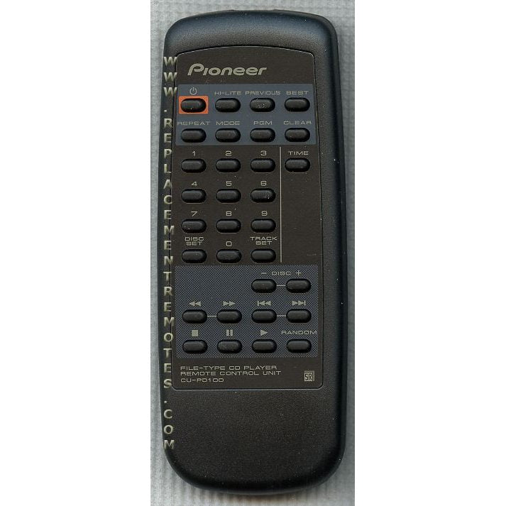 Control remoto del receptor Pioneer CUPD100