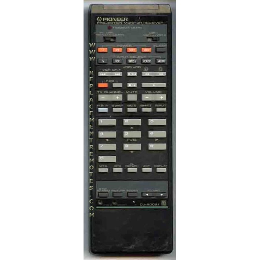 Télécommande du récepteur Pioneer CUSD021