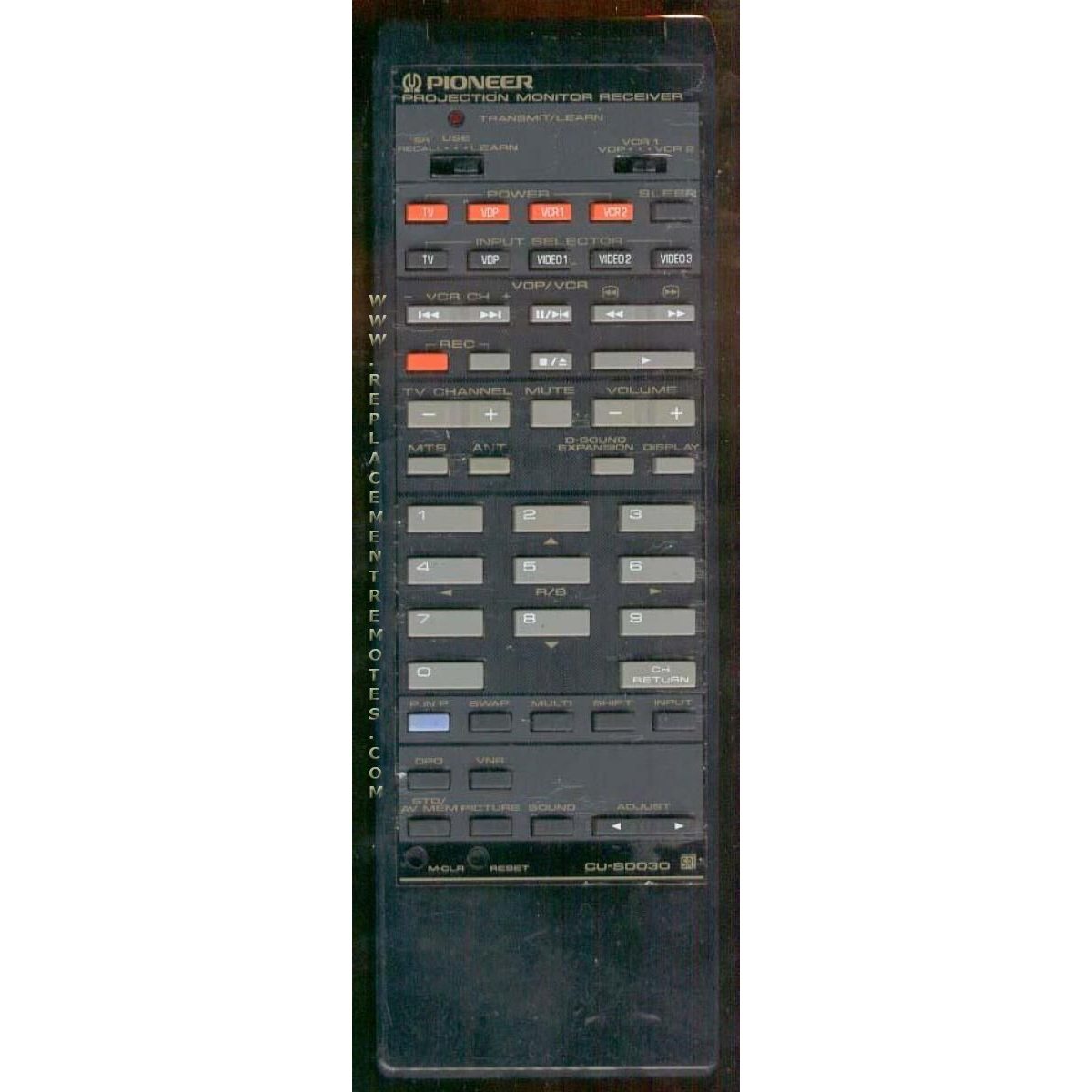 Pioneer CUSD030 Audio Remote Control