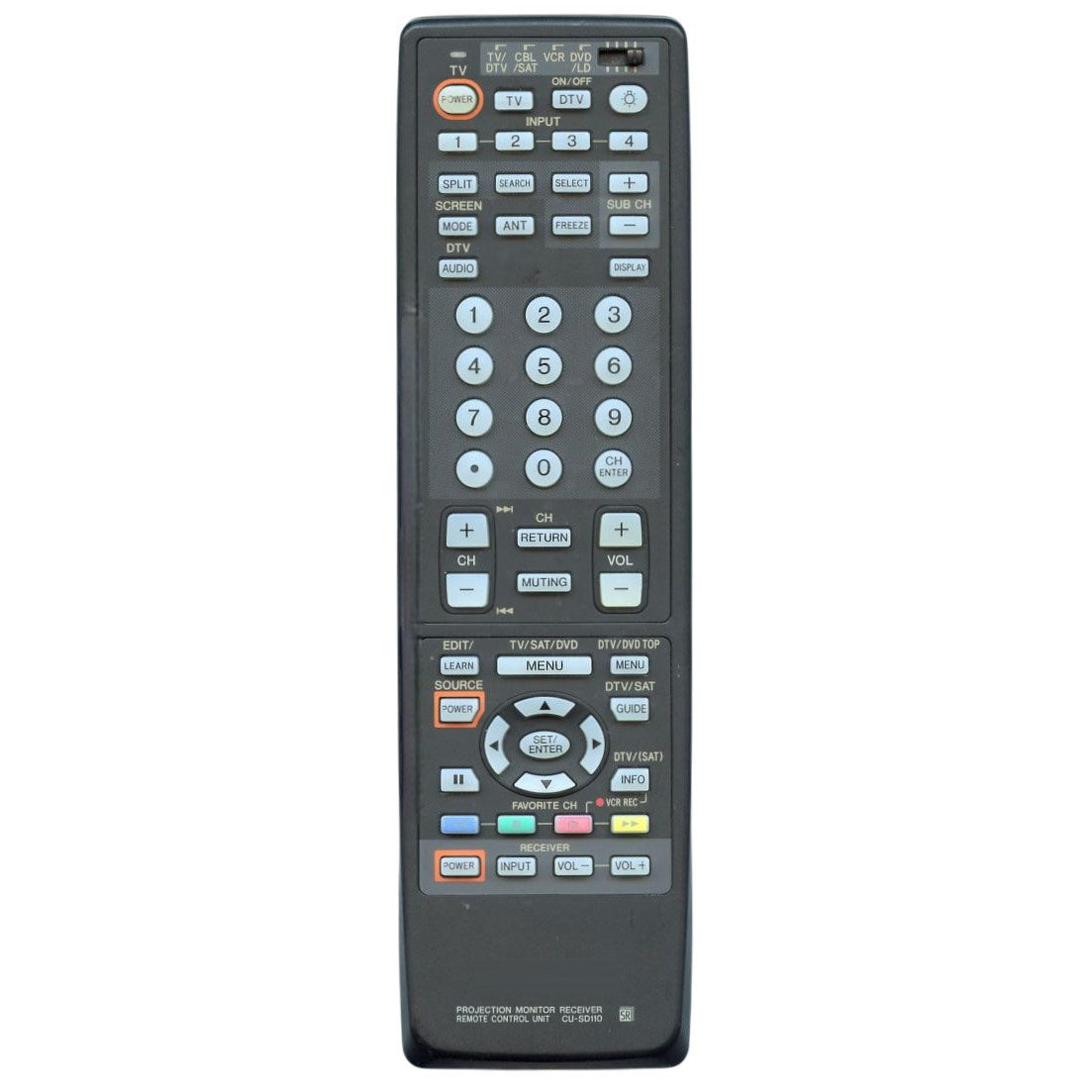 Récepteur de projection Pioneer CUSD110, télécommande Elite TV - AXD1448