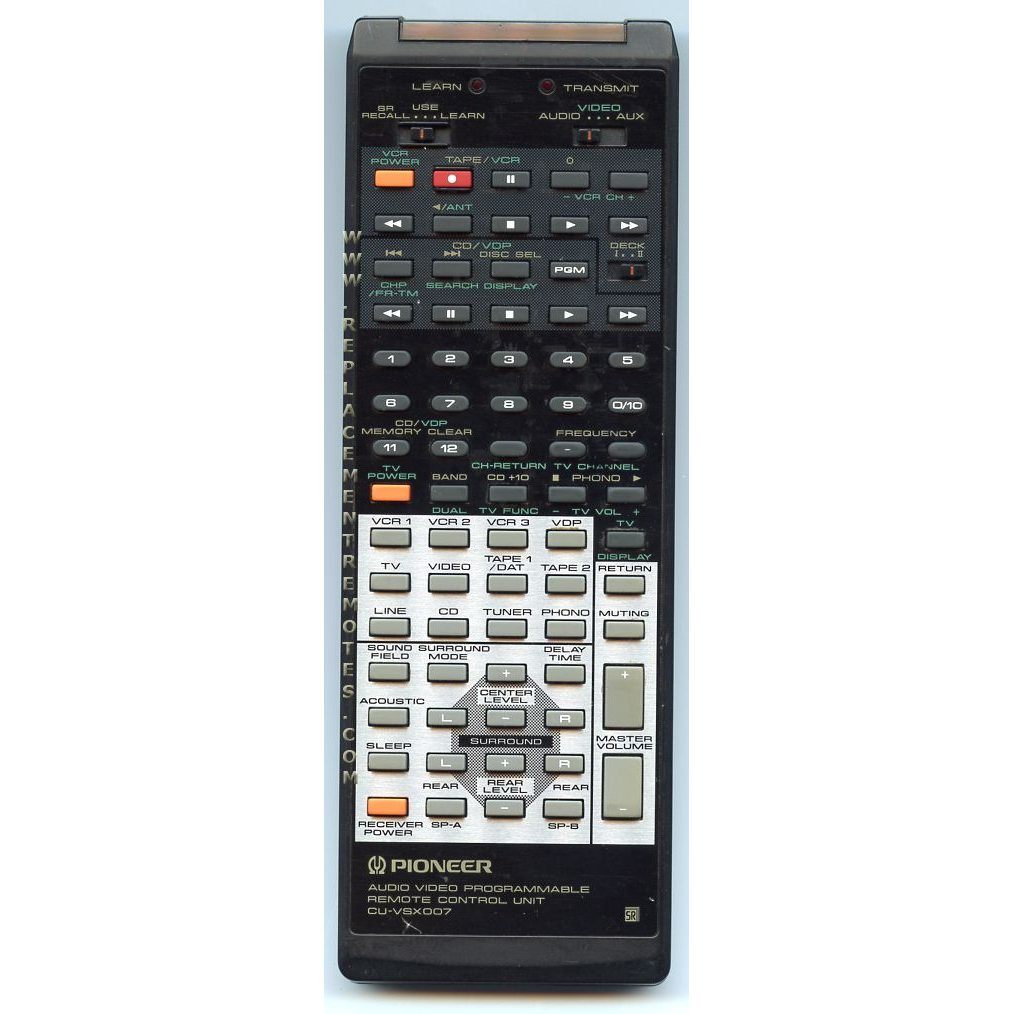 Control remoto del receptor Pioneer CUVSX007