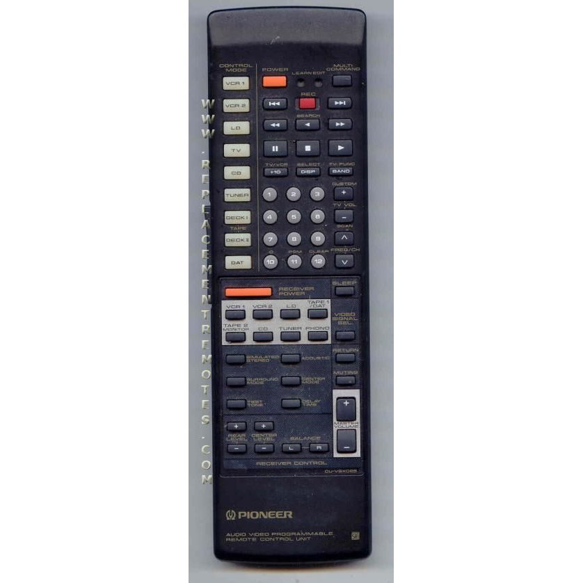Control remoto del receptor Pioneer CUVSX025