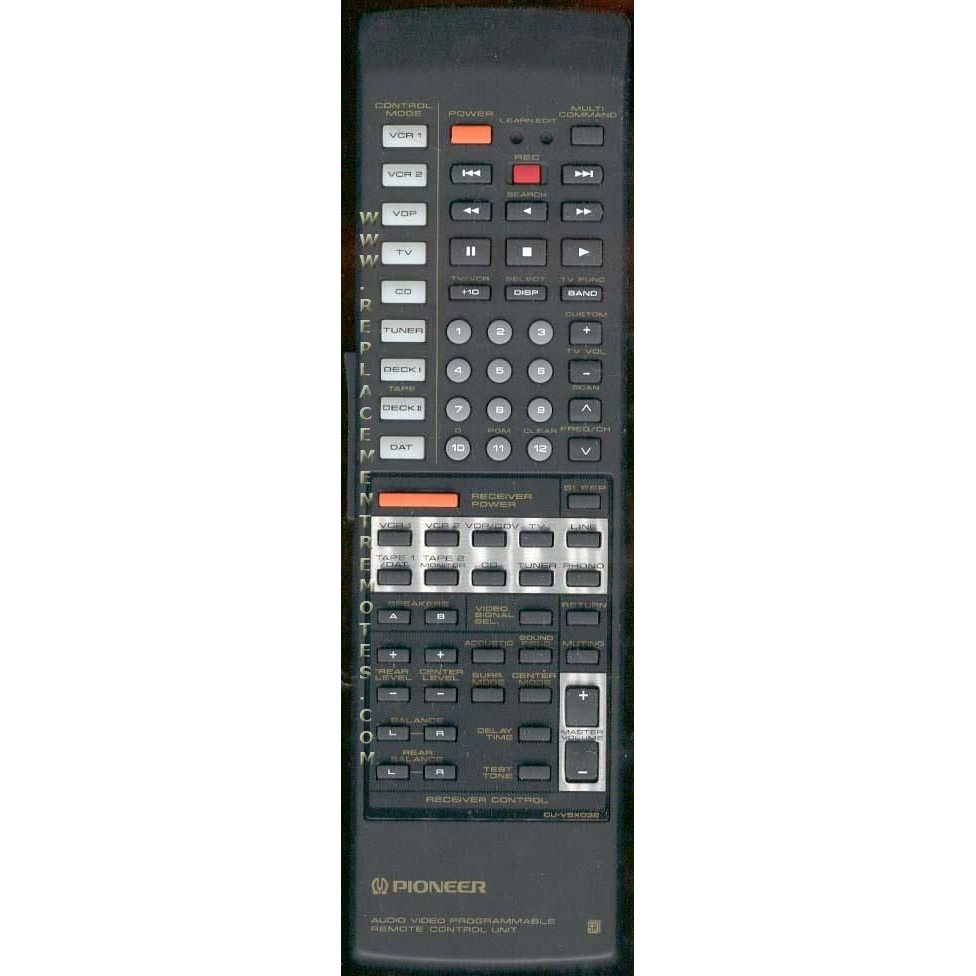Pioneer CUVSX032 Receiver Remote Control