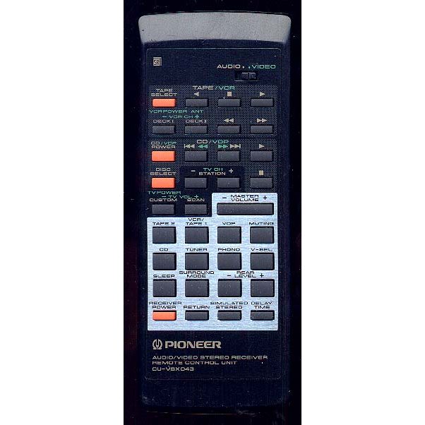 Pioneer CUVSX043 Receiver Remote Control