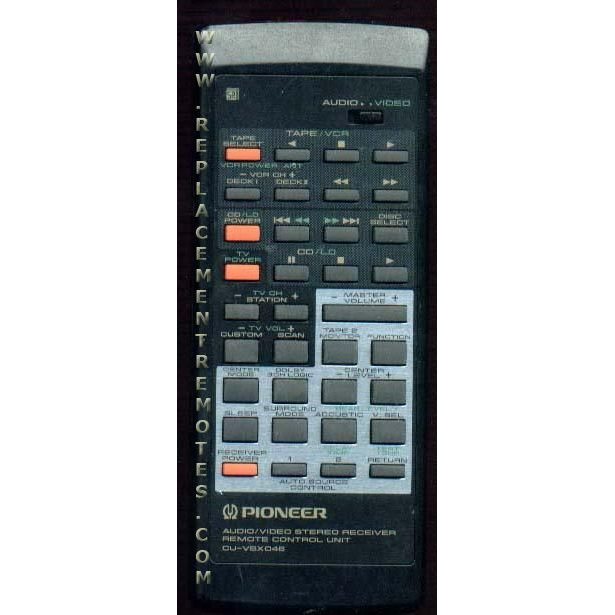 Pioneer CUVSX046 Receiver Remote Control