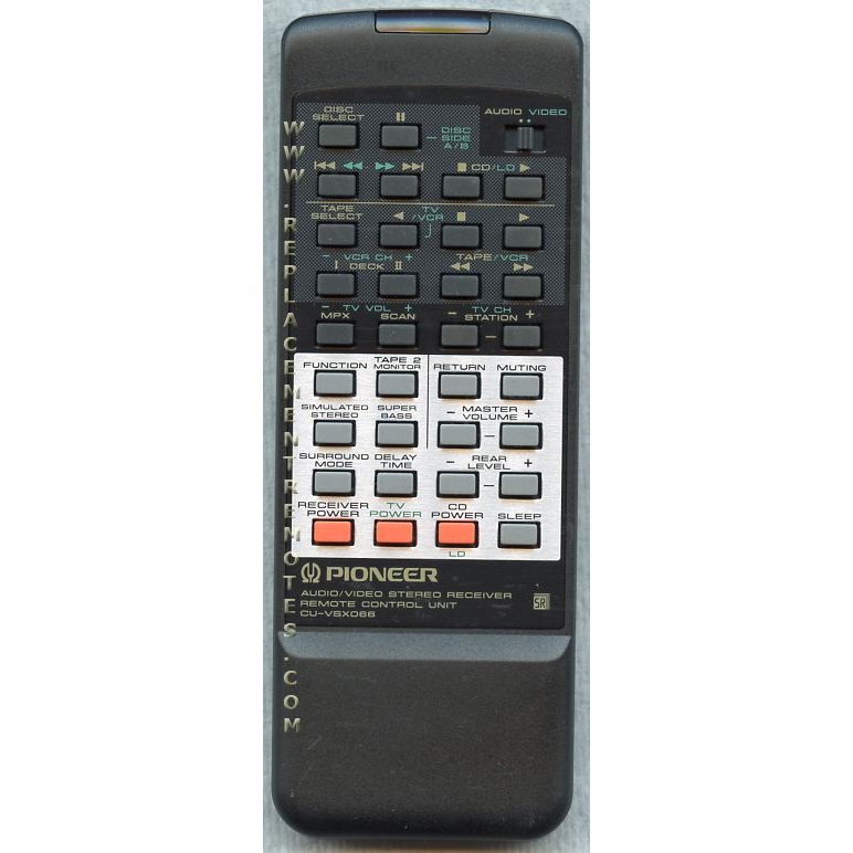 Pioneer CUVSX066 Receiver Remote Control